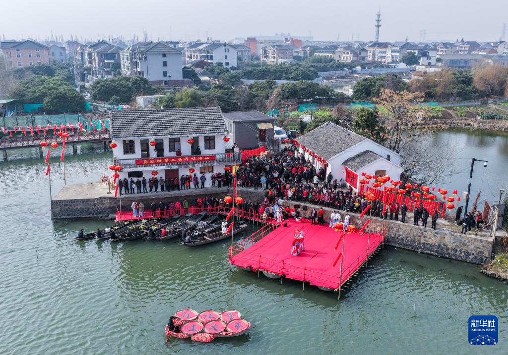 水乡传统社戏迎新春(图9)